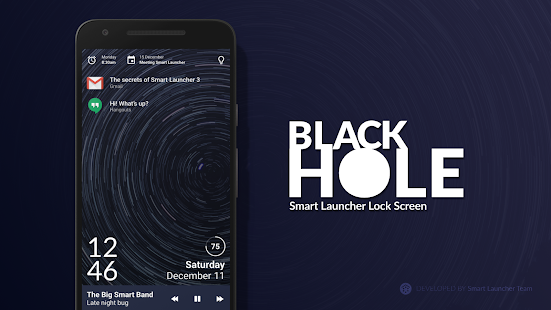 Black Hole – Lock screen 5.4.24 screenshots 1