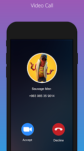 Fake Call Video Sausage Man 1.1 screenshots 1