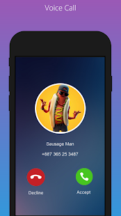 Fake Call Video Sausage Man 1.1 screenshots 3