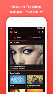 Music for Youtube Player Red 1.82 screenshots 2