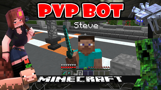 PvP Bot Minecraft Mod 1.33 screenshots 2