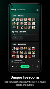 Spotify Greenroom Talk live Varies with device screenshots 3