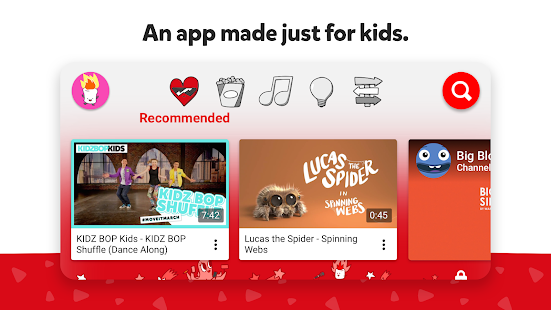 YouTube Kids Varies with device screenshots 1