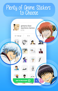 Anime Stickers for WhatsApp-Anime Memes WAStickers 26.0 screenshots 4