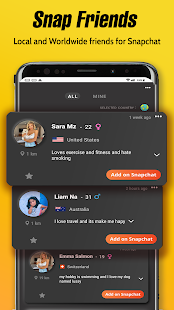 Friends for Snapchat – Snap Friends 1.6 screenshots 1