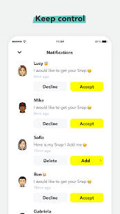 Hoop – New friends on Snapchat 2.23.3 screenshots 2