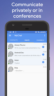 MyChat messenger amp team work for enterprises 8.14.5.0 screenshots 2