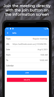 Online Meetings Schedule 1.0.3 screenshots 3