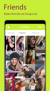 SFriends Find friends on Snapchat Kik Instagram 5 screenshots 1