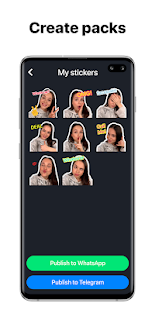 STQR personal stickers maker for whatsapp telegram 2.1.17 screenshots 5