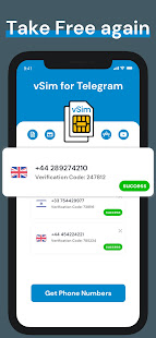 Virtual Phone Numbers for Telegram 1.0.8 screenshots 4