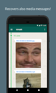 WAMR – Recover deleted messages amp status download 0.11.1 screenshots 3