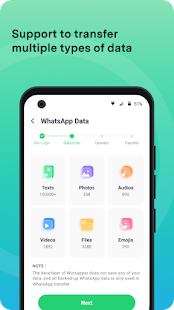 Wutsapper-WhatsAppampWB Transfer 3.4.9.474 screenshots 4
