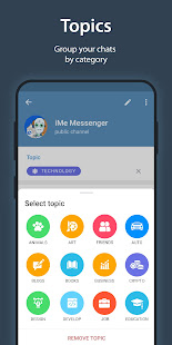 iMe Messenger amp Crypto Wallet 8.6.3 screenshots 4