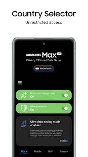 Samsung Max Privacy VPN and Data Saver 4.4.18 screenshots 3